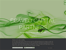 Tablet Screenshot of ecaveo.com